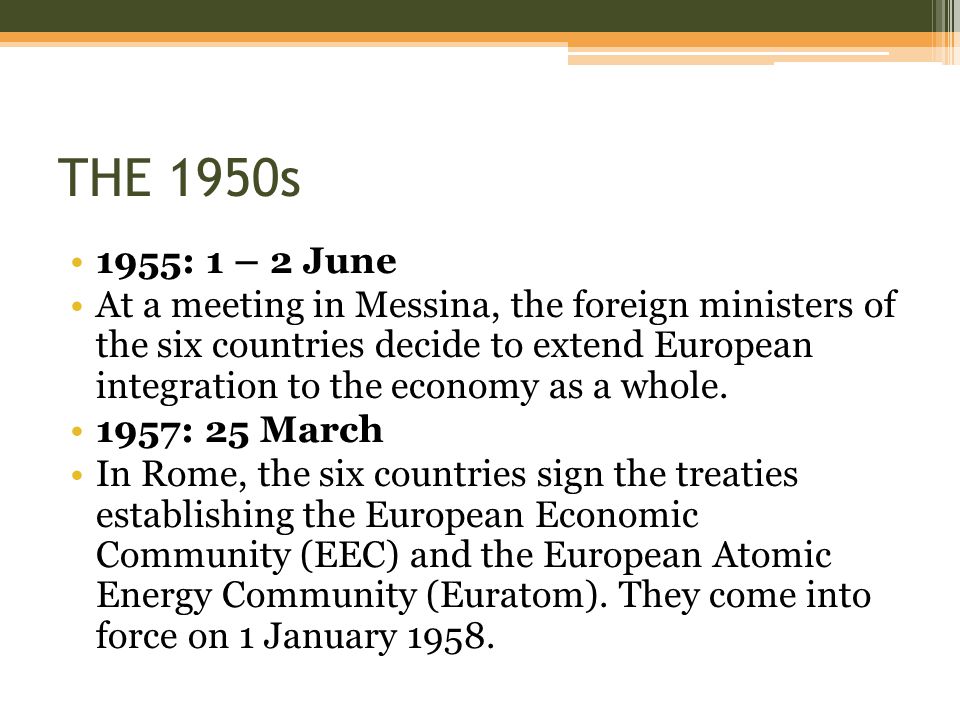 THE 1950s 1955: 1 – 2 June.
