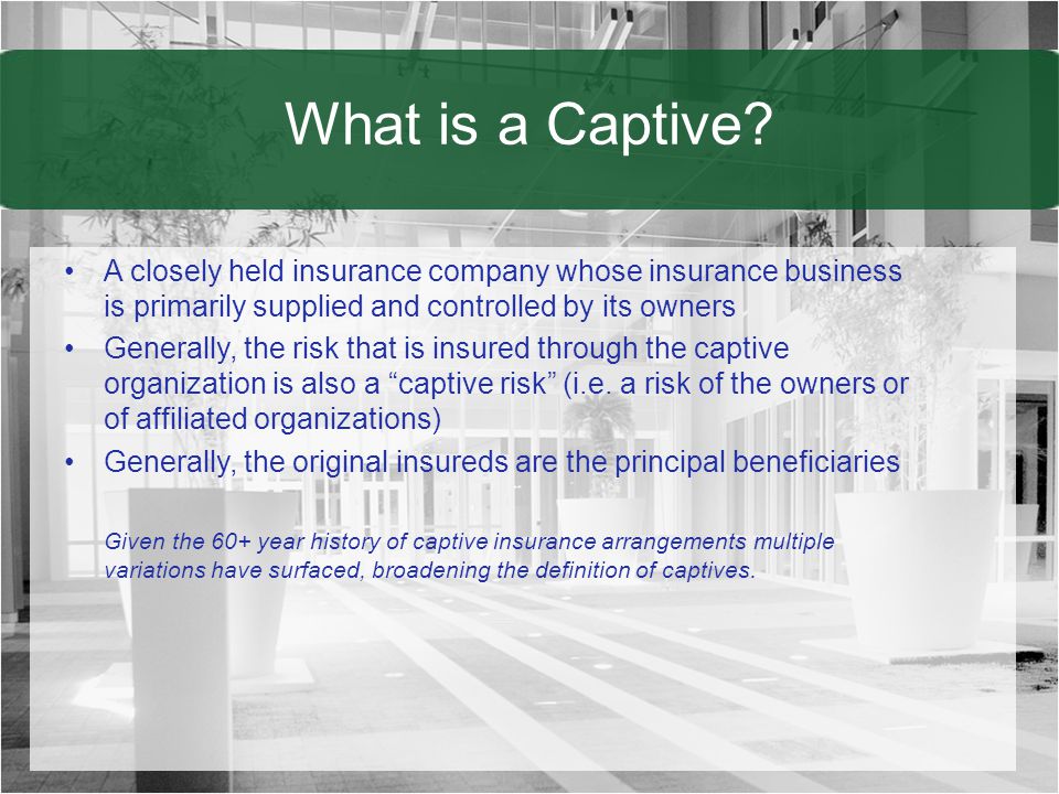 Key Factors To Consider When Establishing A Captive Insurance Company Ocorian