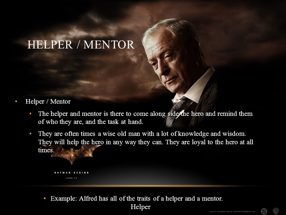 Helper / Mentor Helper Helper / Mentor