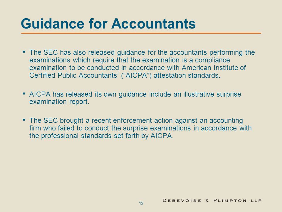 Guidance for Accountants