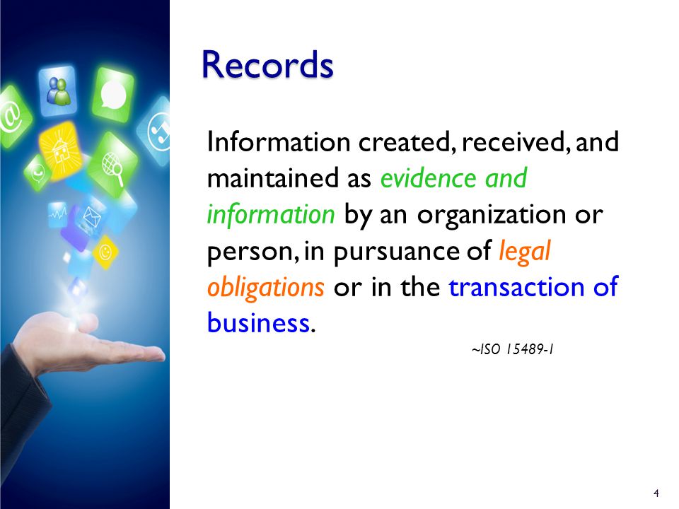 Electronic Records Management - ppt download