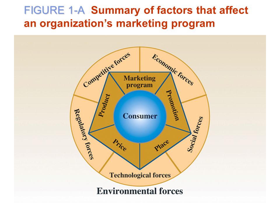 FIGURE 1-A Summary of factors that affect an organization’s marketing program