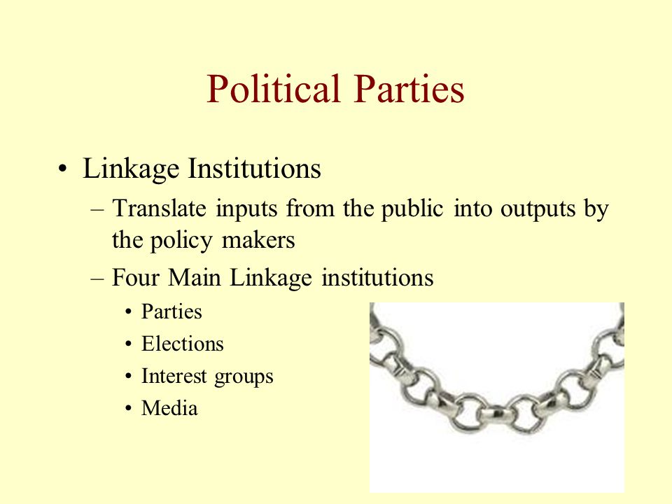 Image result for political parties linkage institutions