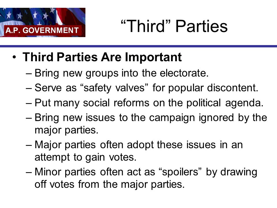 why are 3rd parties important