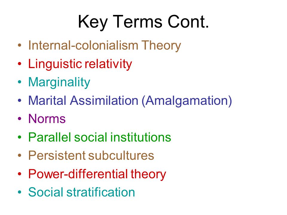internal colonialism theory