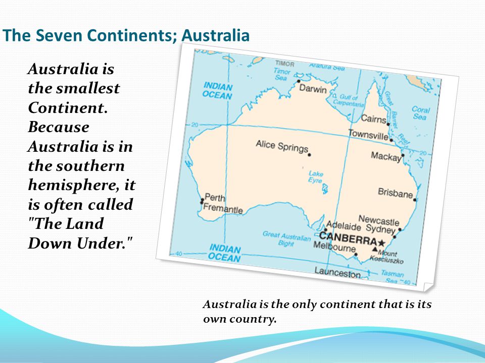 The Seven Continents; Australia