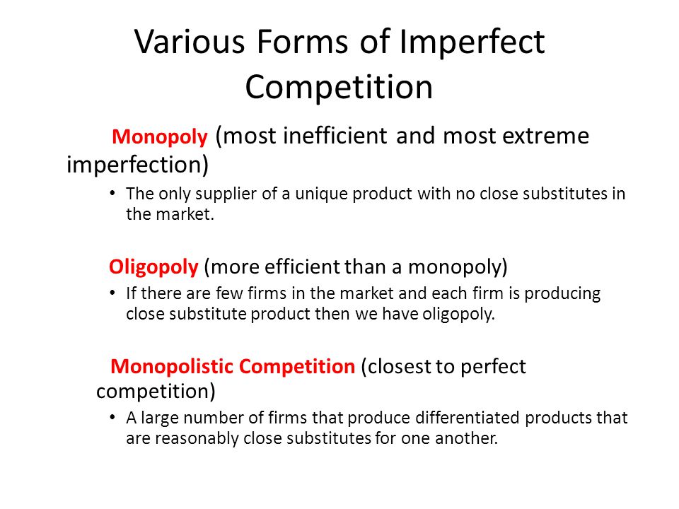 what is imperfect oligopoly