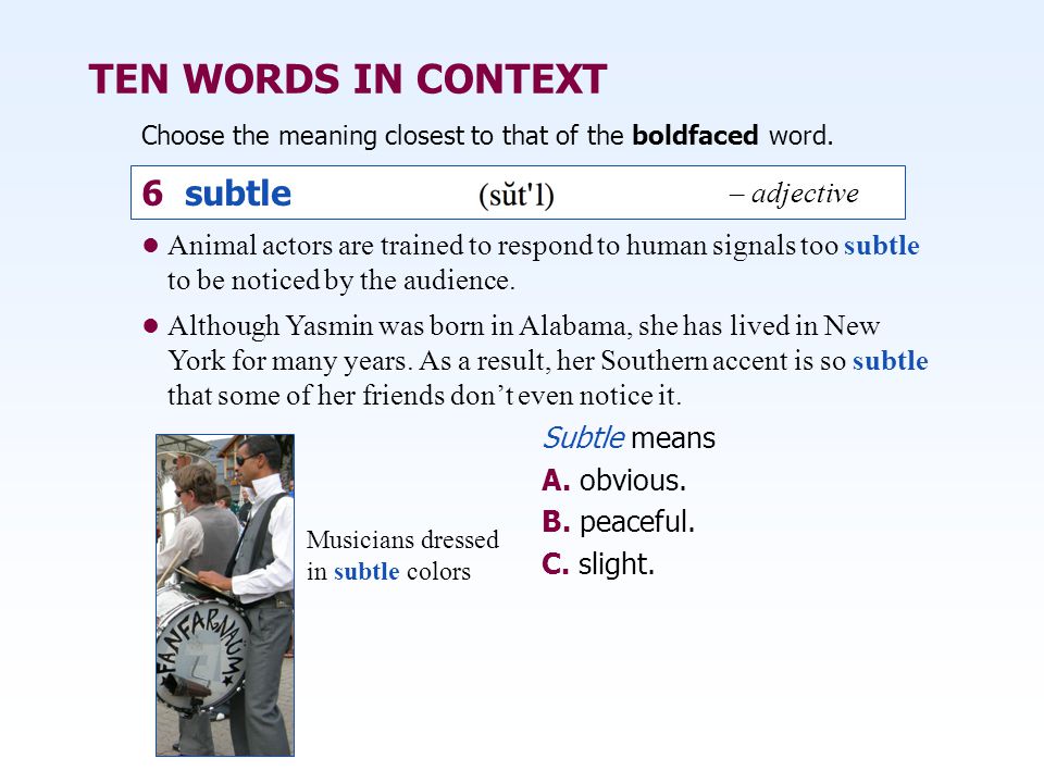 Words in context. Advancing Vocabulary skills. Building Vocabulary skills. Improving Vocabulary skills. Advanced Vocabulary in context.