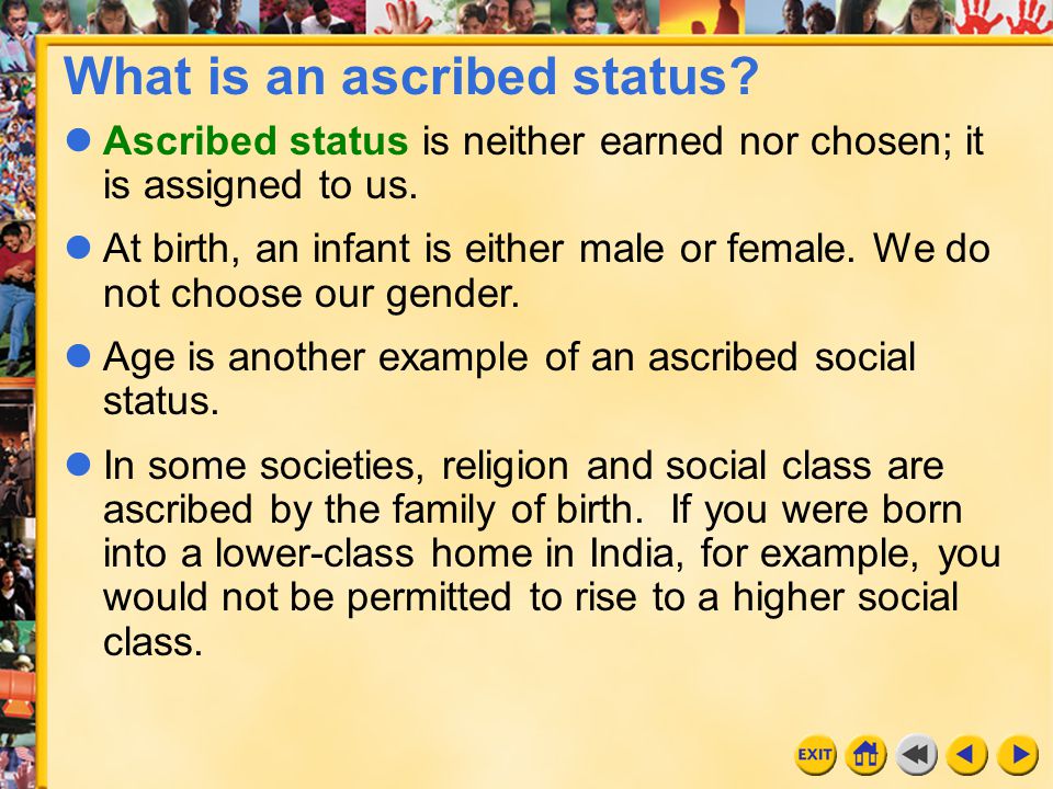 ascribed status sociology