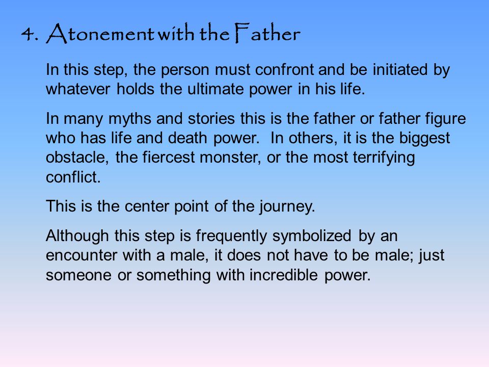Atonement with the Father