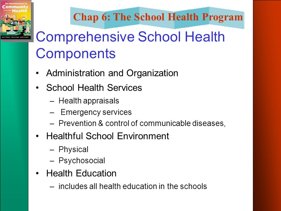 Comprehensive School Health Components