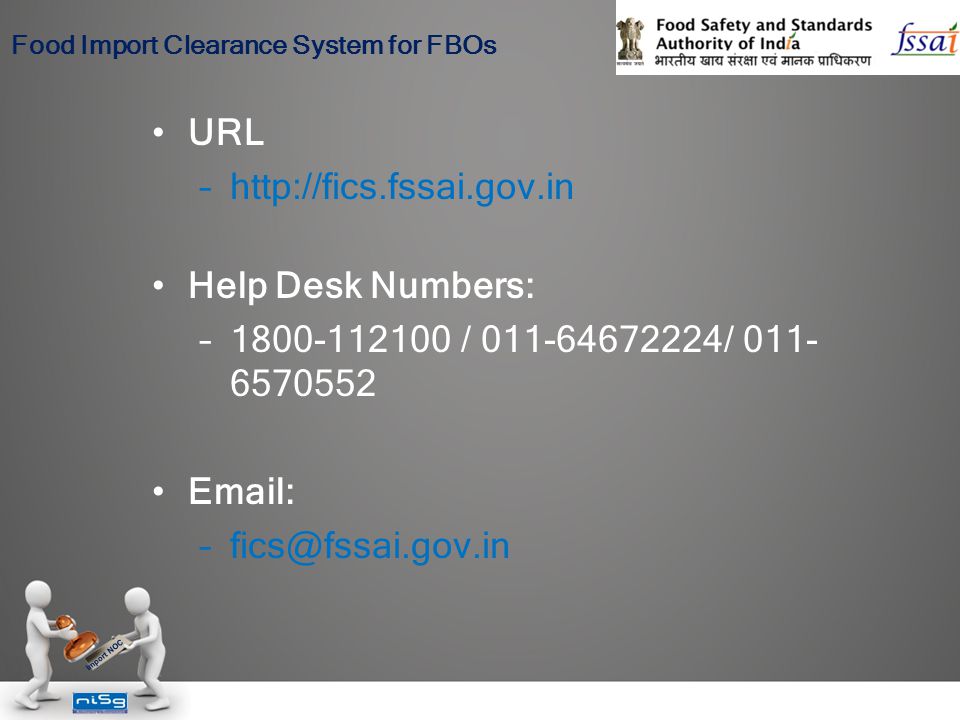 food import clearance system