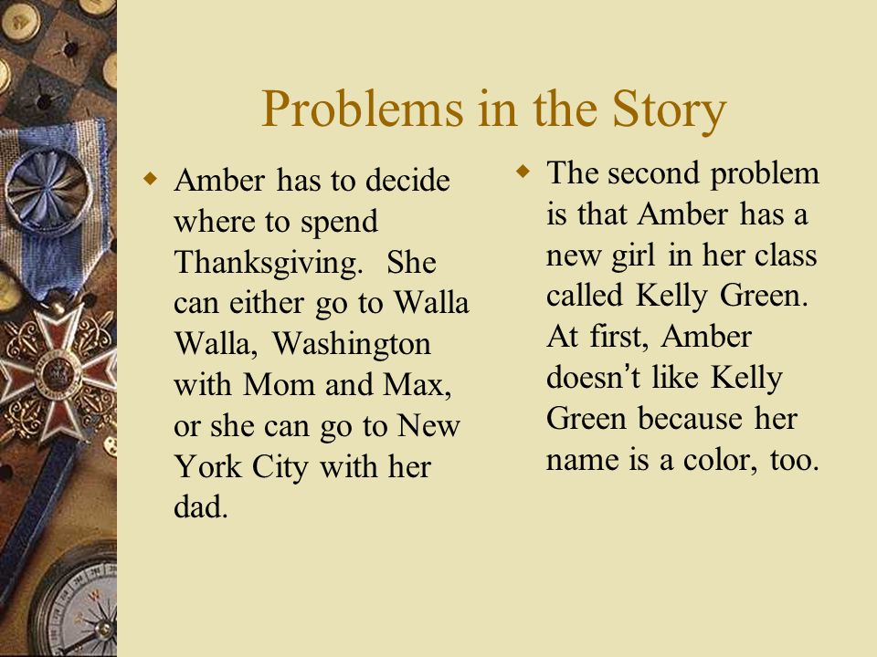Problems in the Story