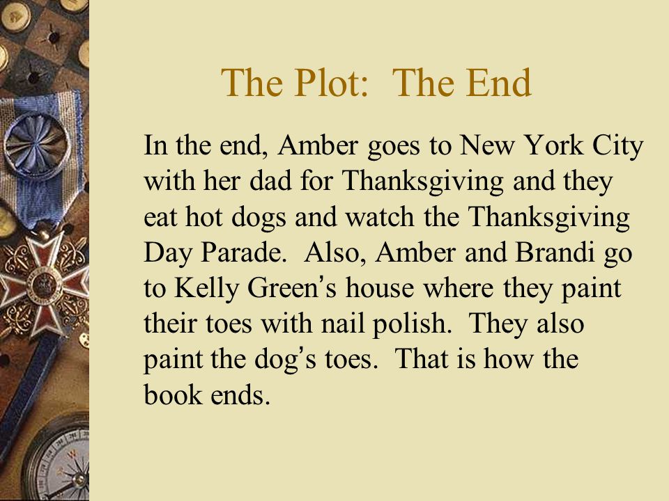 The Plot: The End