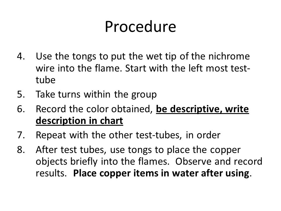 Technicolor Atoms Flame Tests Ppt Download
