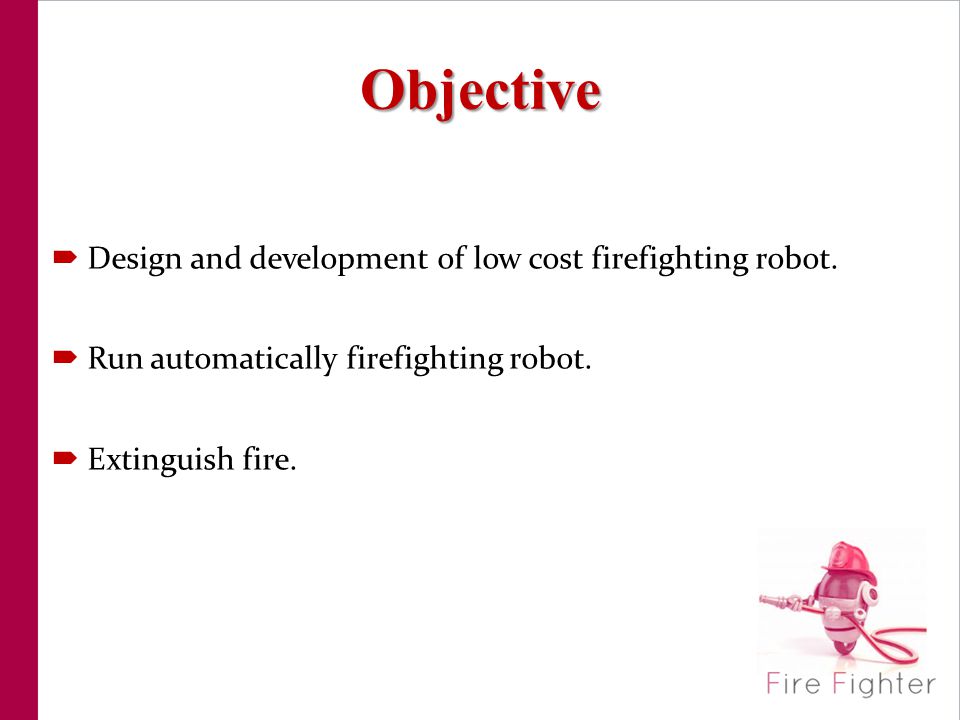 Ppt fire fighting robot powerpoint presentation free 40 off
