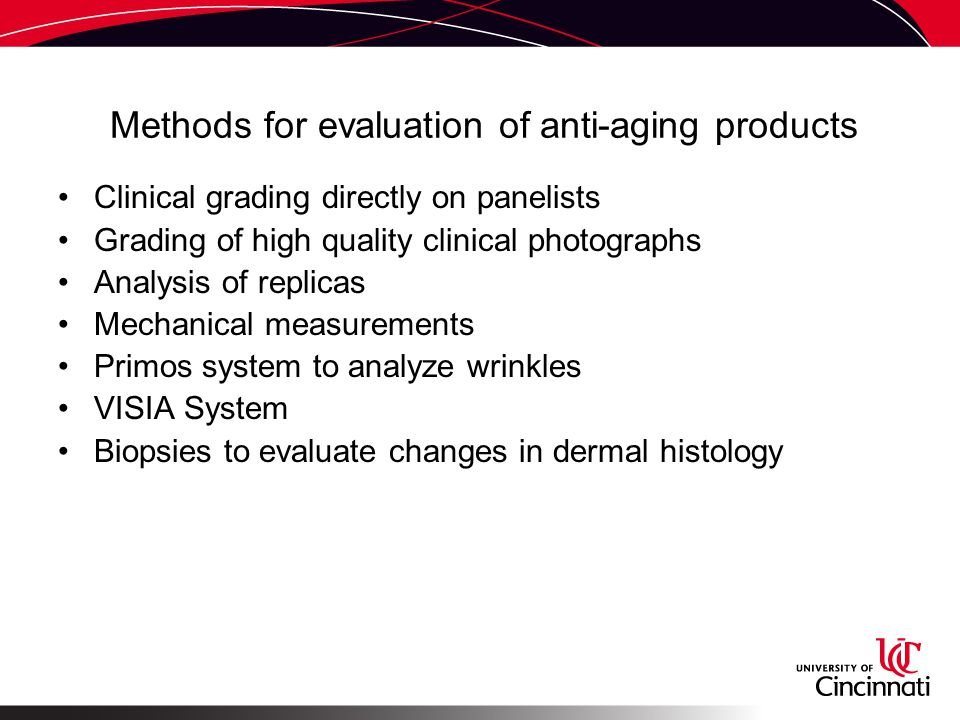 anti aging cosmetics and its efficacy assessment methods
