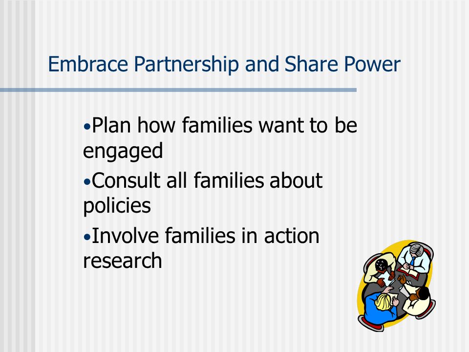 Embrace Partnership and Share Power