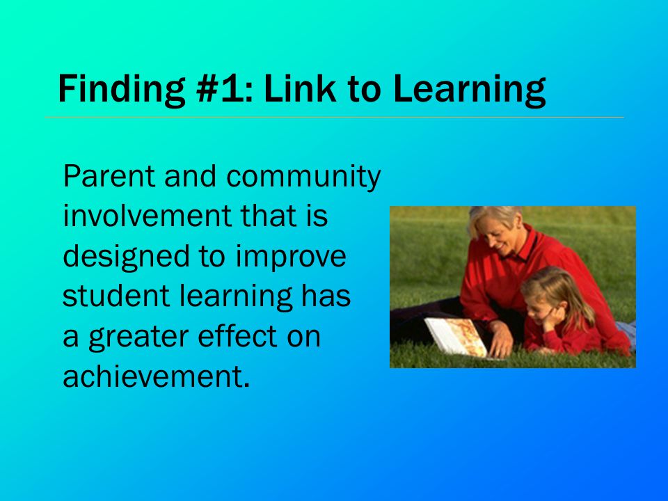 Finding #1: Link to Learning