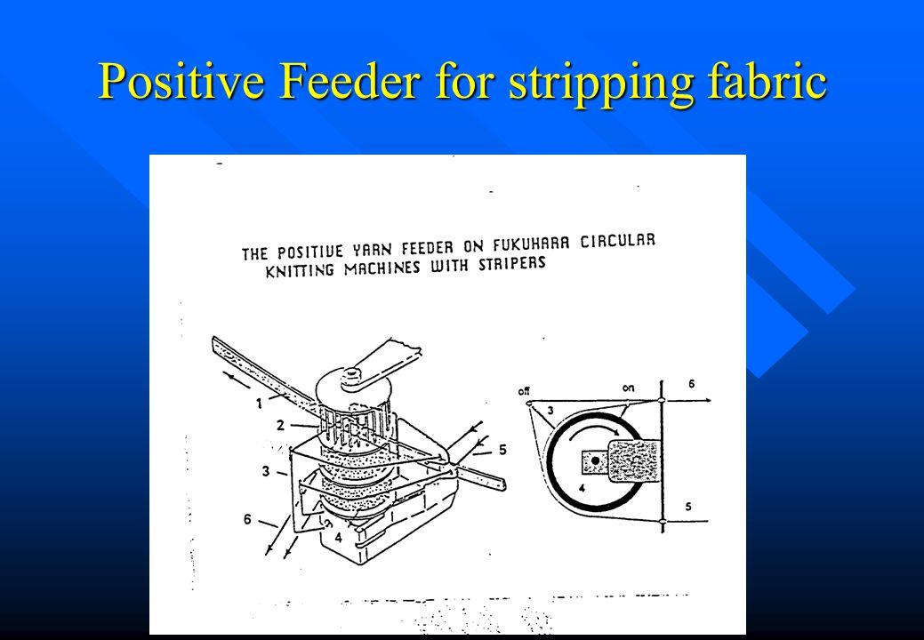 Positive Feeder for stripping fabric