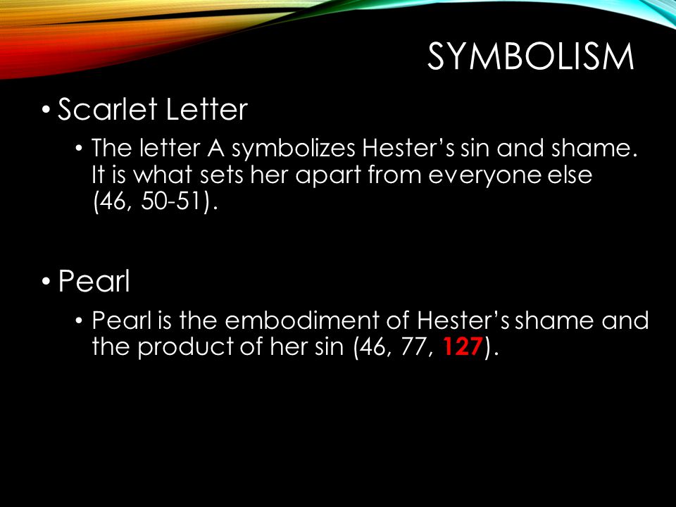scarlet letter pearl symbolism essay