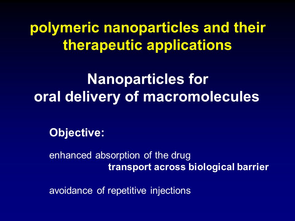 polymeric nanoparticles and their therapeutic applications