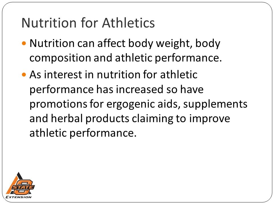 how does diet influence an athletes performance