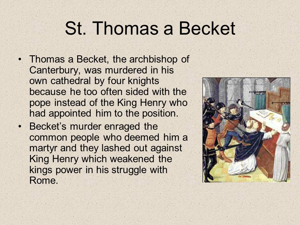 St. Thomas a Becket
