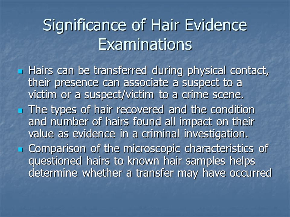 Forensic Hair Analysis - ppt video online download