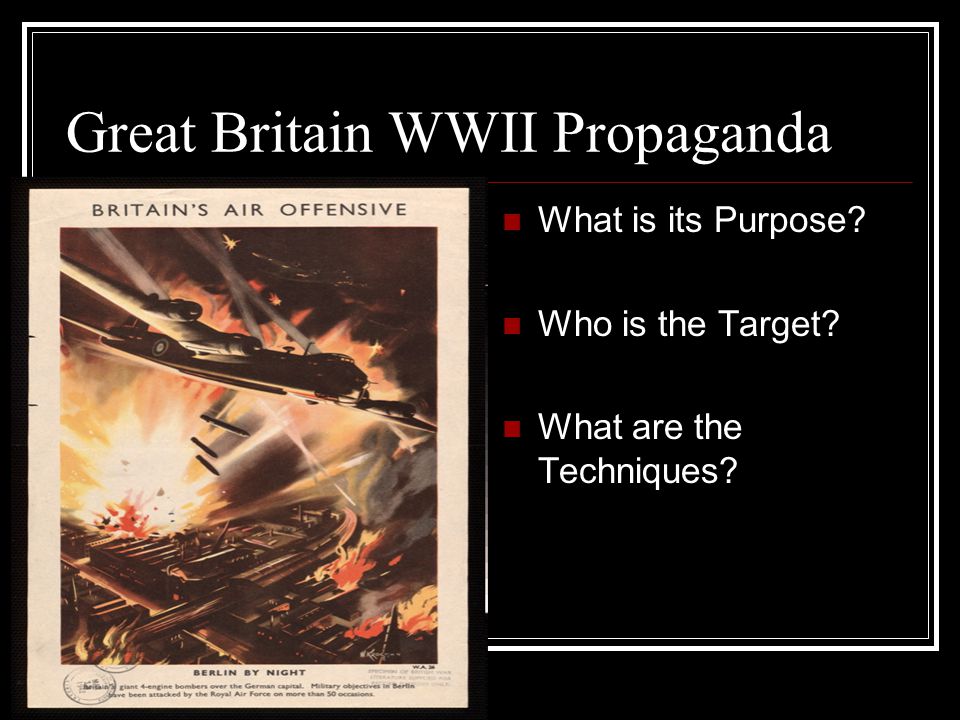 Great Britain WWII Propaganda