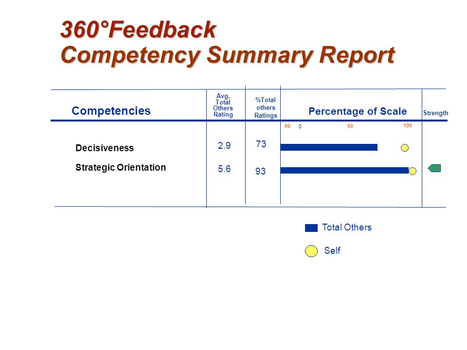 360°Feedback Competency Summary Report