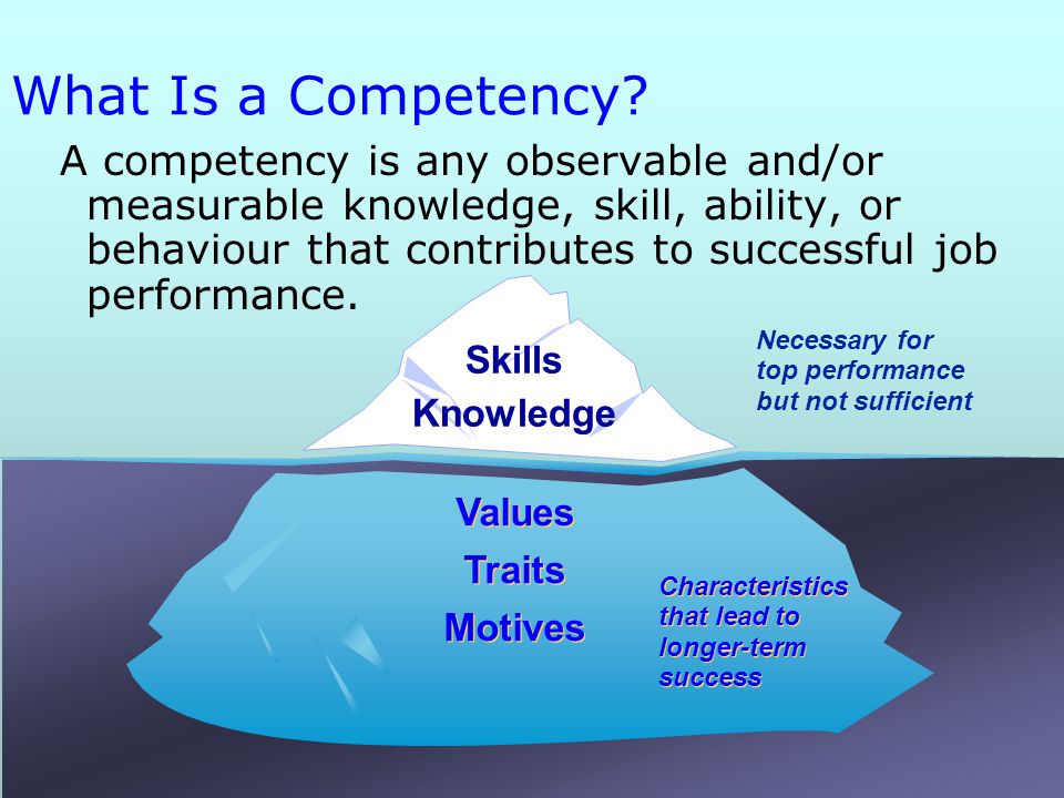 What Is a Competency.