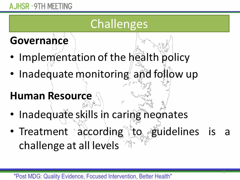Challenges Governance Implementation of the health policy