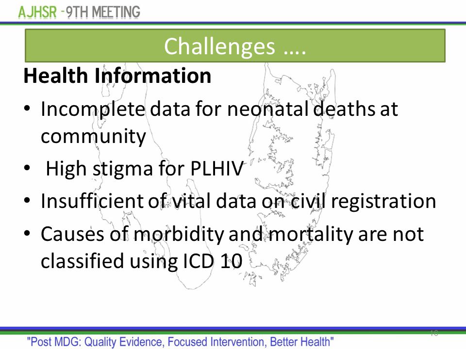 Challenges …. Health Information