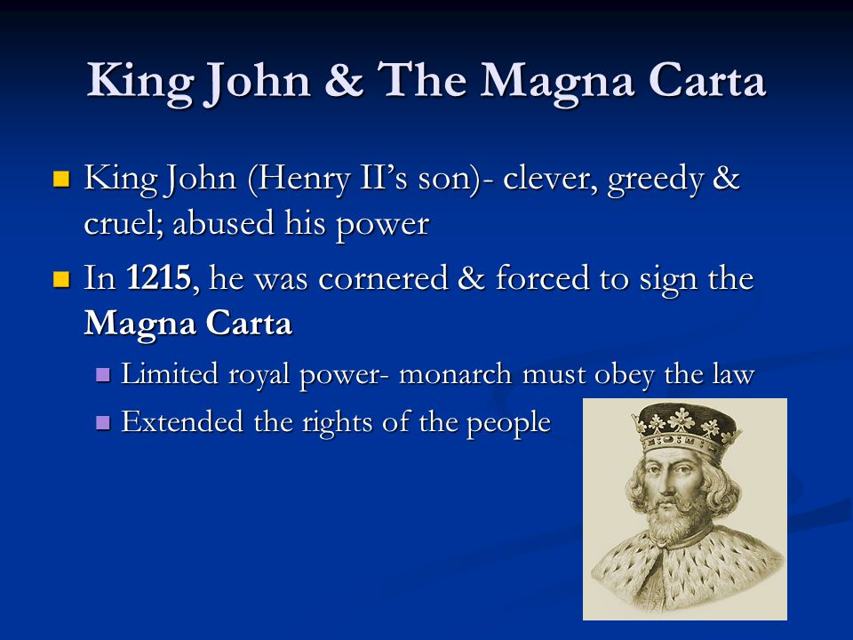 King John & The Magna Carta