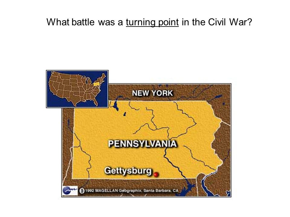 What battle was a turning point in the Civil War