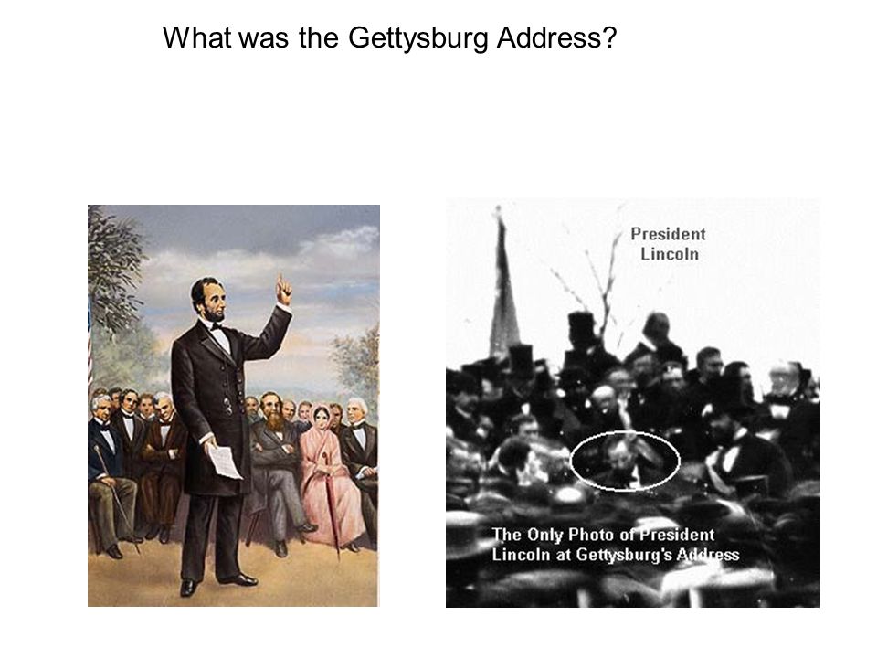 What was the Gettysburg Address