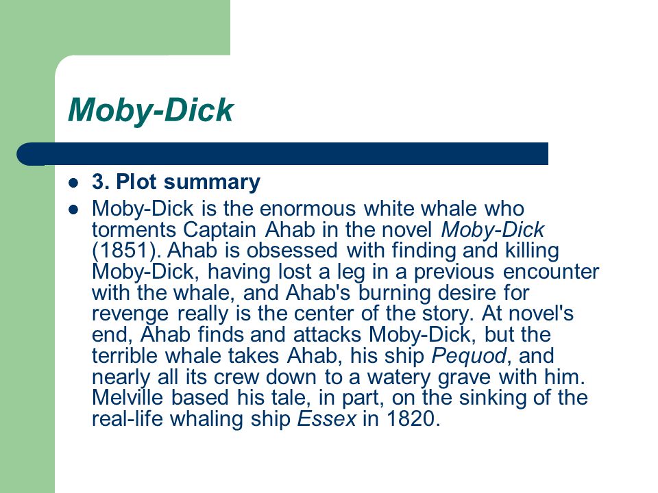 Herman Melville Moby-Dick. - ppt video online download