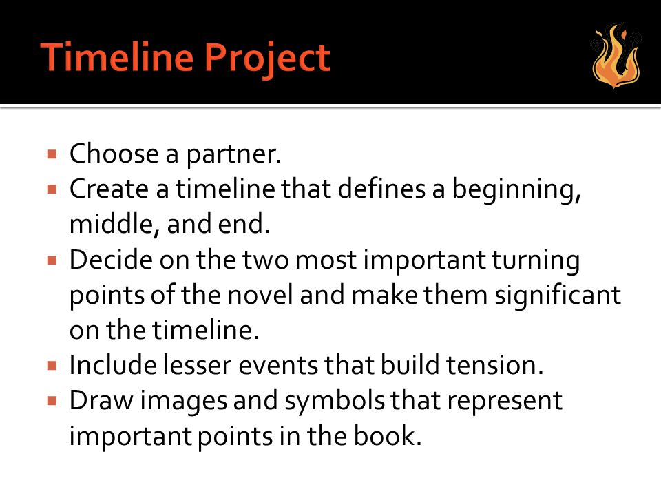 Timeline Project Choose a partner.