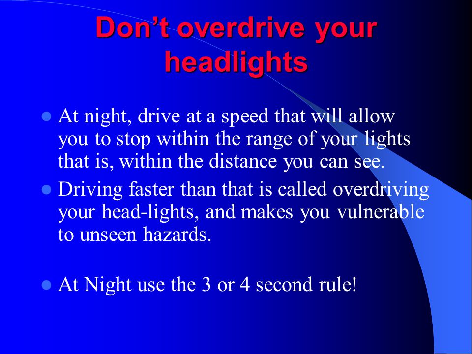 5 Tips For Driving At Night - Bixler Insurance