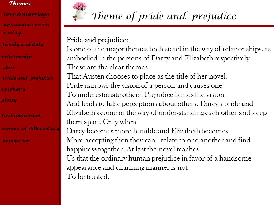 theme of love and marriage in pride and prejudice