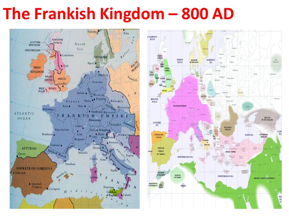 The Frankish Kingdom – 800 AD