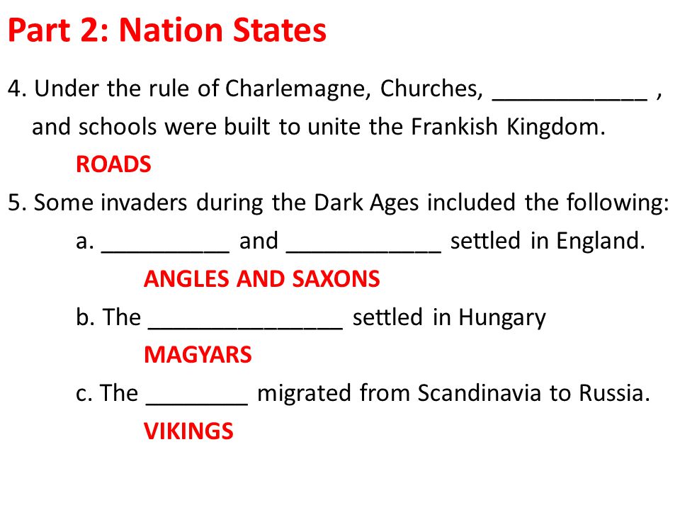 Part 2: Nation States