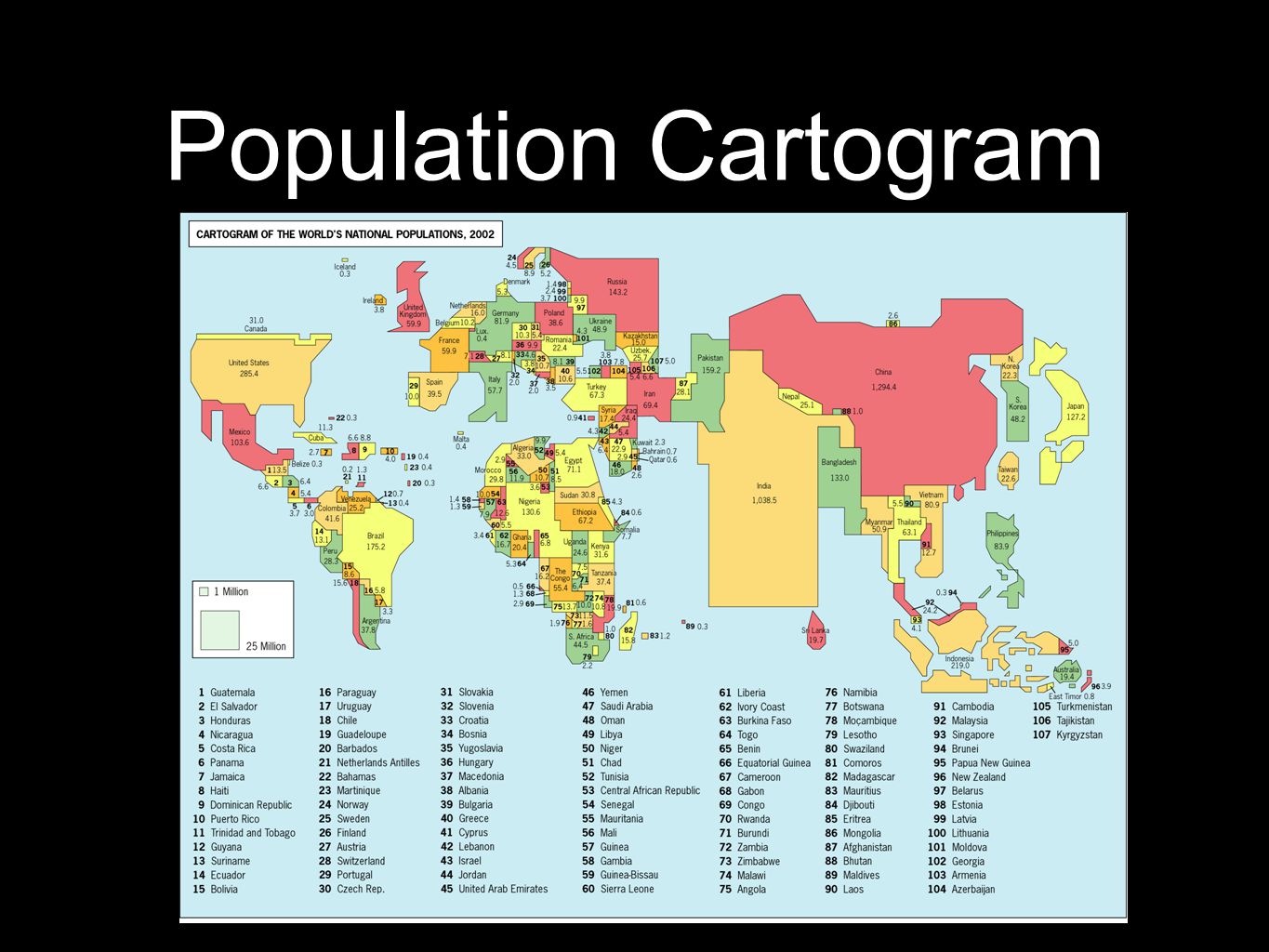 Какие страны имеют наибольшую плотность населения