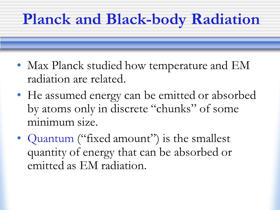 Planck and Black-body Radiation