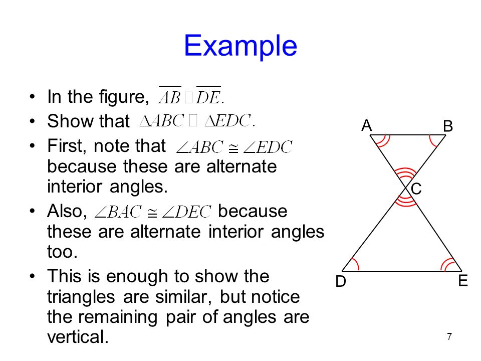 Alternate Interior Angles Congruent Triangles