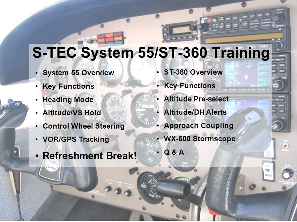stec 50 autopilot hold altitude problems