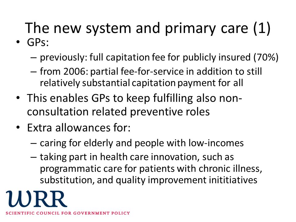 The new system and primary care (1)