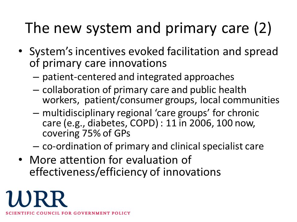 The new system and primary care (2)