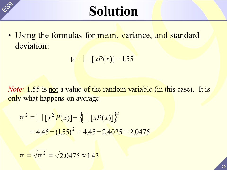 Chapter 5 Probability Distributions Discrete Variables Ppt Video Online Download